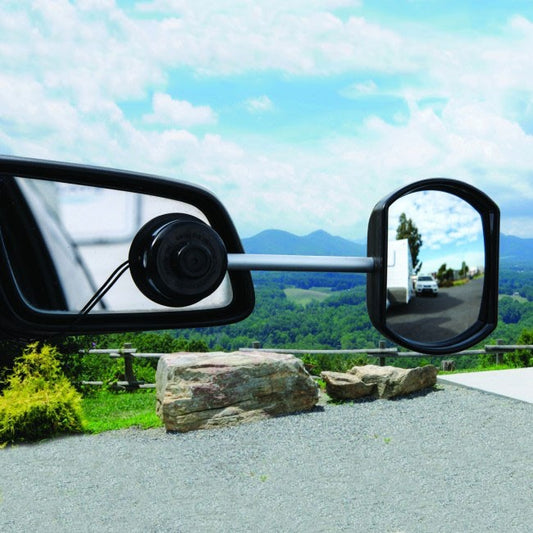 Camec Towing Mirror - Suction Fitting - Mirror Mounted - Single