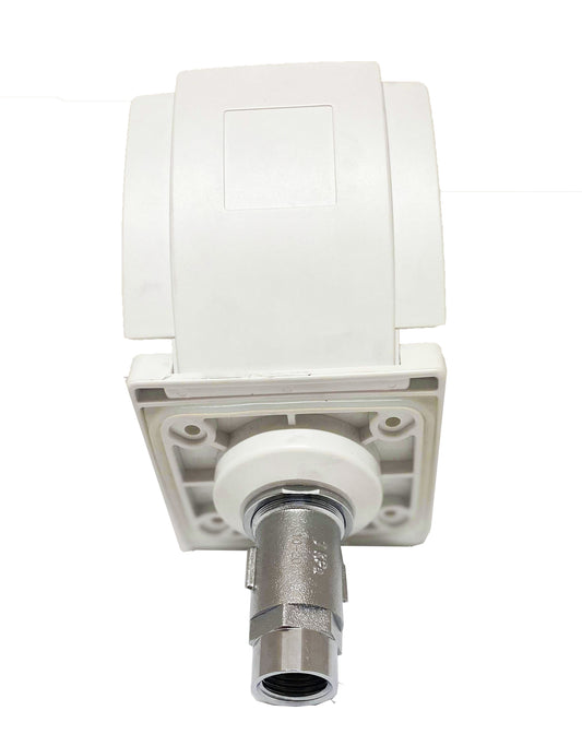 GAS BAYONET FLIP WHITE COVER WITH FLUSH MOUNT BAYONET