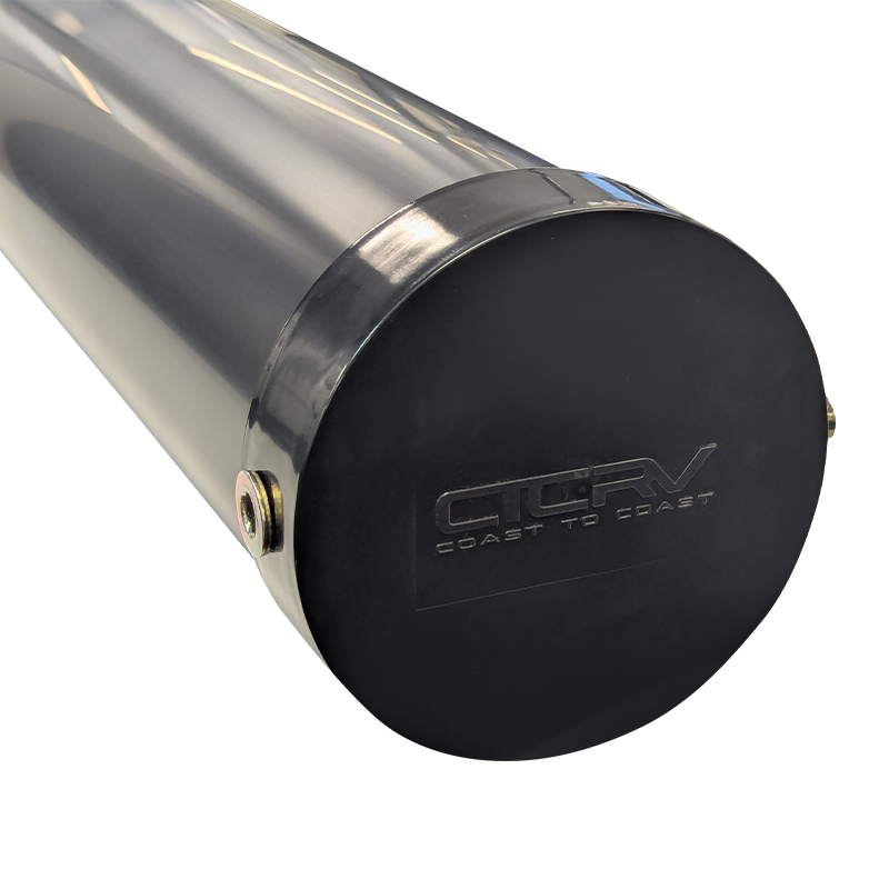 COAST RV Black Pole Carrier Complete Kit 2000mm & 2200mm