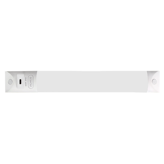 COAST RV 290mm White LED Roof Light - IP67 Dual Light Function & Charger