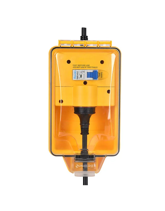 SPHERE 15A to 10A AC Power Adaptor- Yellow 240VAC