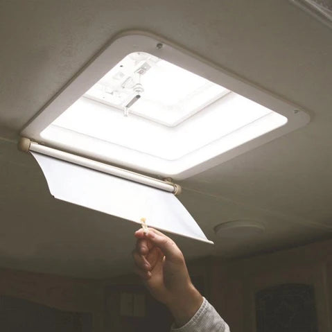 Lights out RV vent shade