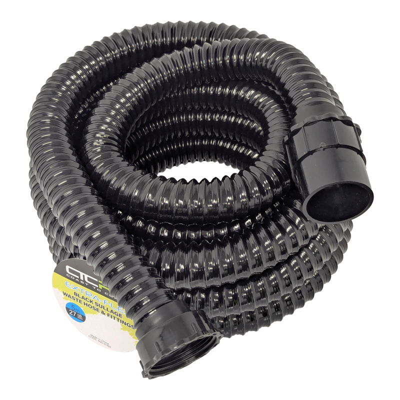 Sullage Waste Hose 27mm with 40mm Fittings - 5m & 10m length