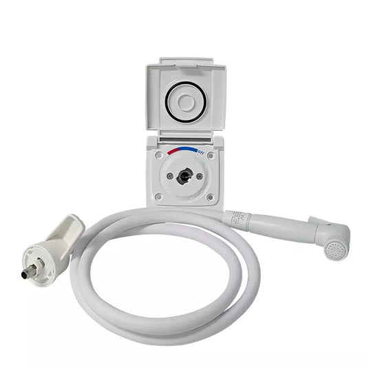 Coast RV External Camper Shower Point - White