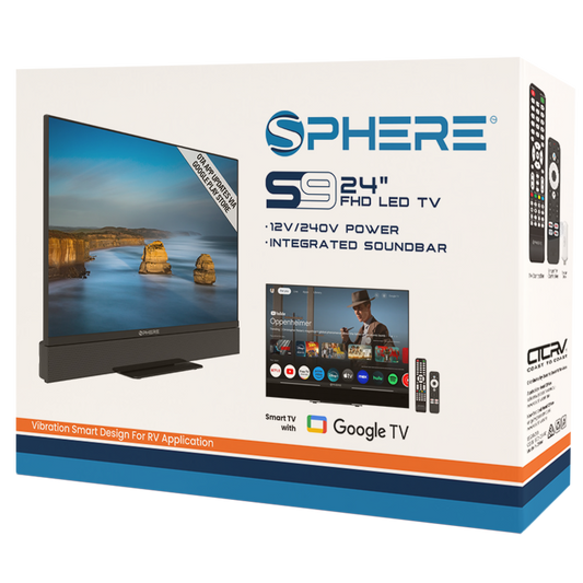 SPHERE S9, 24" TV with SOUNDBAR, SMART-Stick & Stand