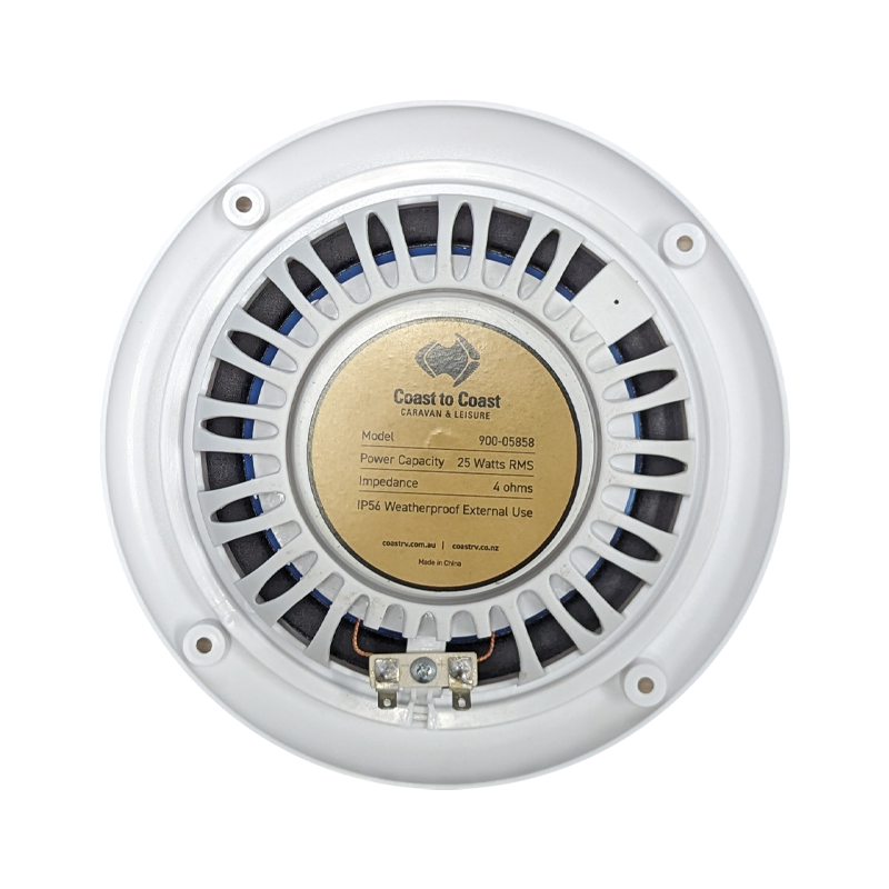 White outdoor speaker ultra slim 6.5"