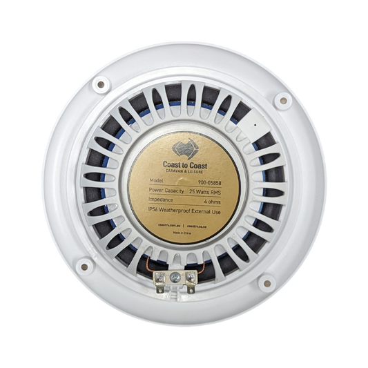 White outdoor speaker ultra slim 6.5"