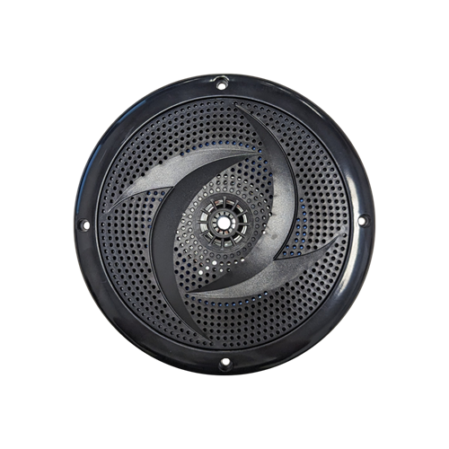 Black Ultra Slim-Mount Full-Range IP56 Outdoor 6.5" Speaker