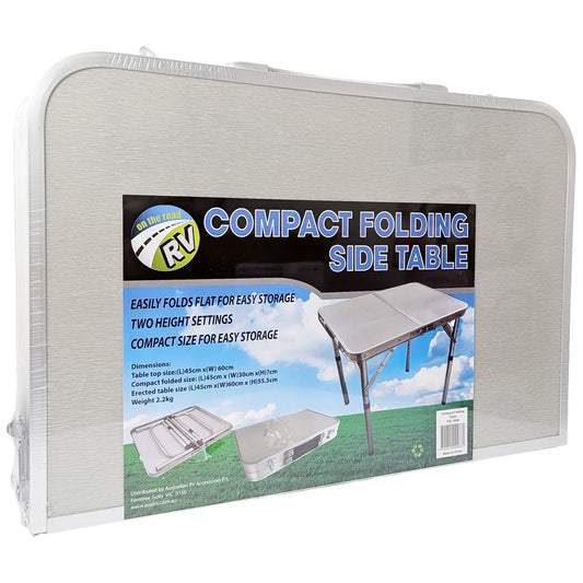 On The Road RV Compact Folding Side Table