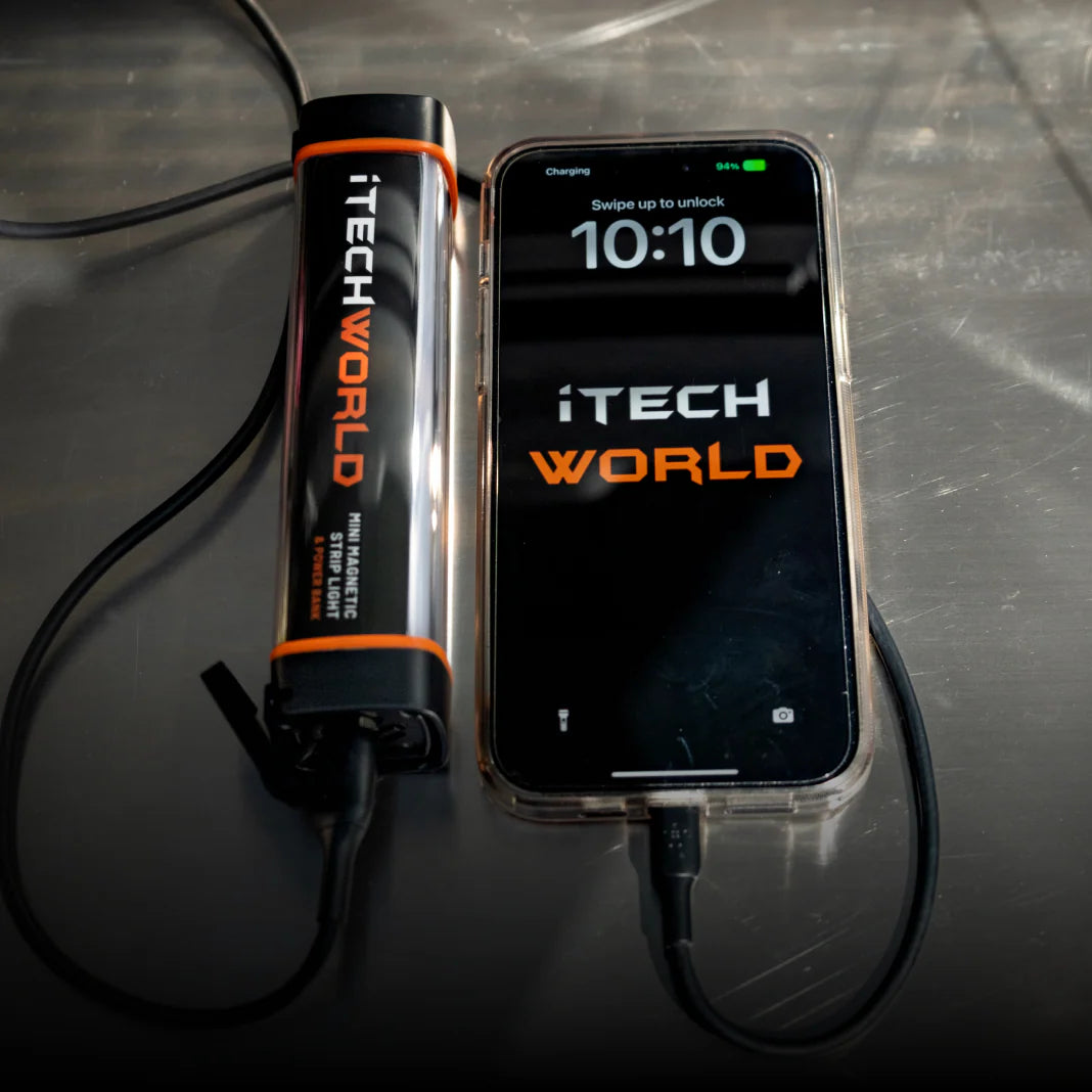 ITECHWORLD Magnetic LED Strip Light & Power Bank