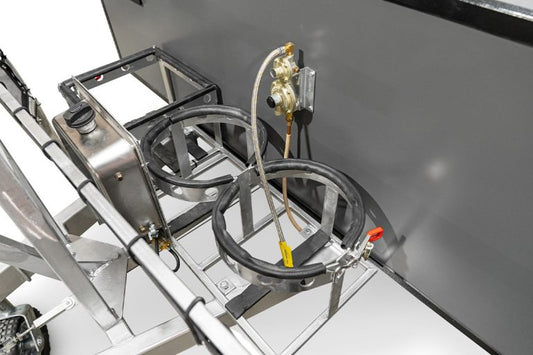 Dual Gas Bottle and Jerry Can Holder