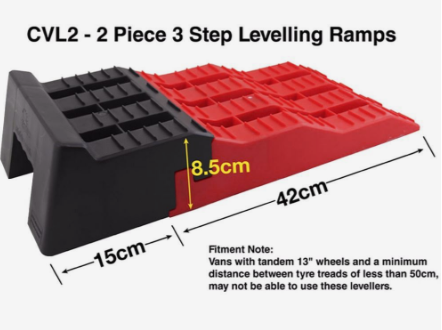 Explore 3 Step Levelling Ramps