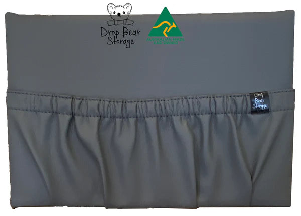 Drop Bear LUXE wide storage pocket in faux leather - Various Colours