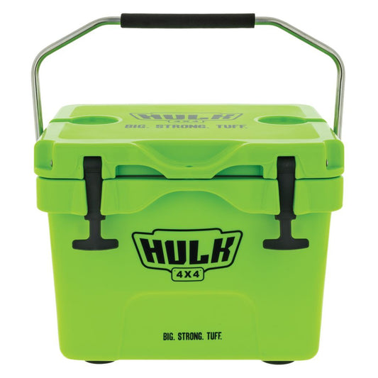 HULK 4X4 15L PORTABLE ICE COOLER BOX WITH S/STEEL CARRY HANDLE