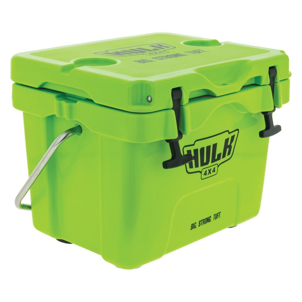 HULK 4X4 15L PORTABLE ICE COOLER BOX WITH S/STEEL CARRY HANDLE