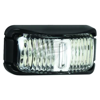 LED SIDE MARKER LAMP RED/AMBER 12/24V BLACK HOUSNG 16cm LEAD