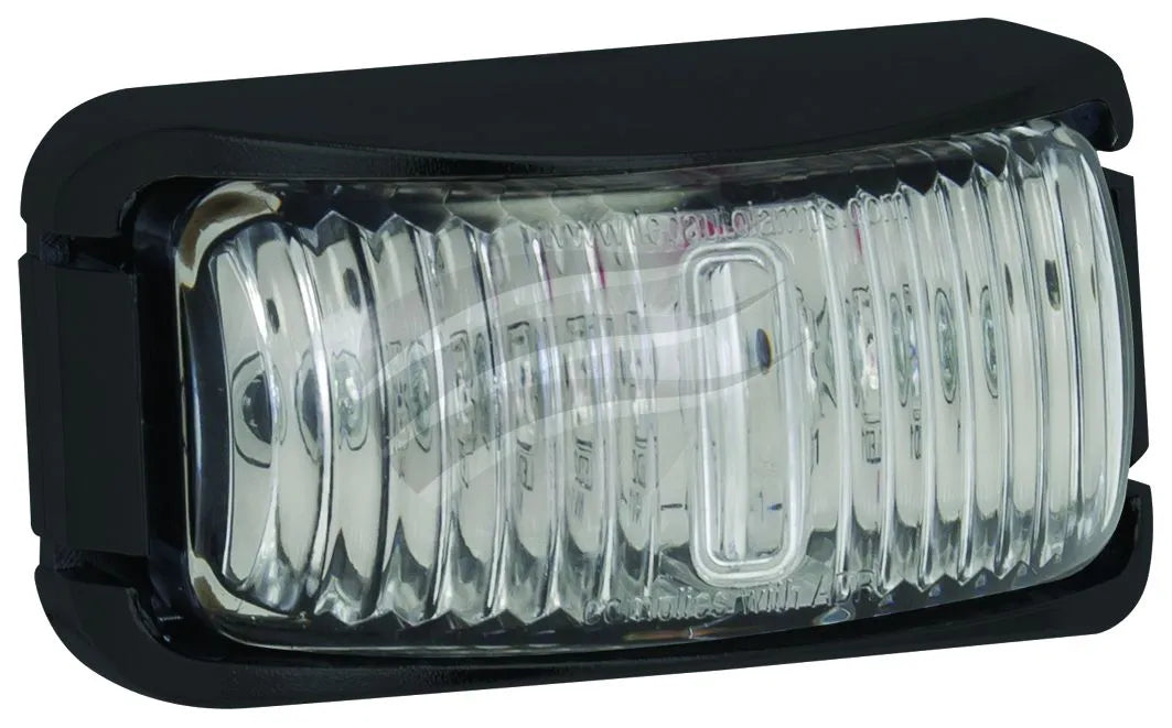 LED REAR END OUTLINE MARKR LMP 12/24V BLACK HOUSNG 16cm LEAD