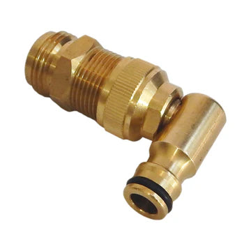 USA to BSP brass conversion kit with swivel head
