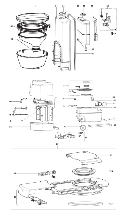Cassette Retainer - Suit Dometic CTS-3110 / CTS-4110 Toilets