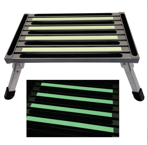 Illuminating Single Folding Portable Caravan Step