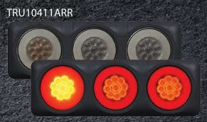 TRU10411ARR 4inch Round Triple Combo Stop/Tail/DI