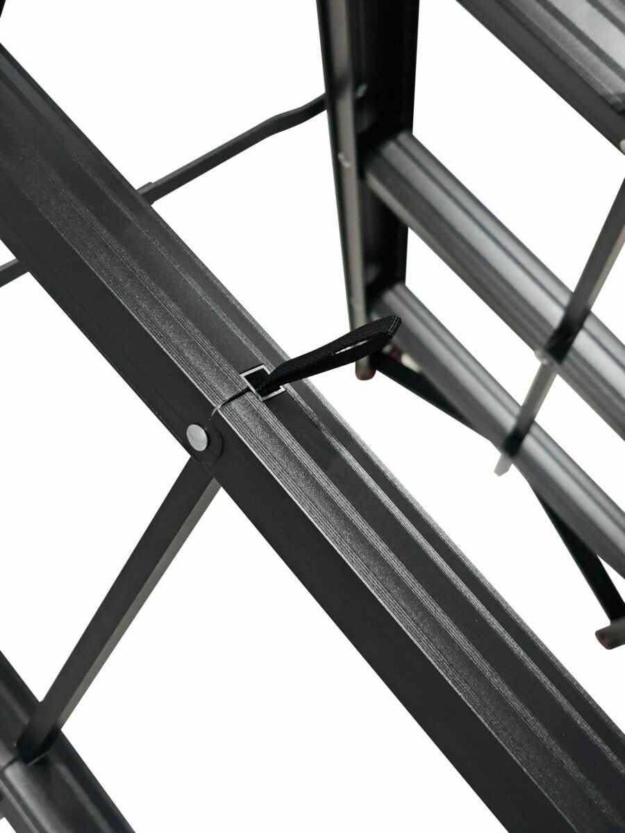 Black Step Aluminium Collapsible Box Ladder With Carry Bag - Various Sizes