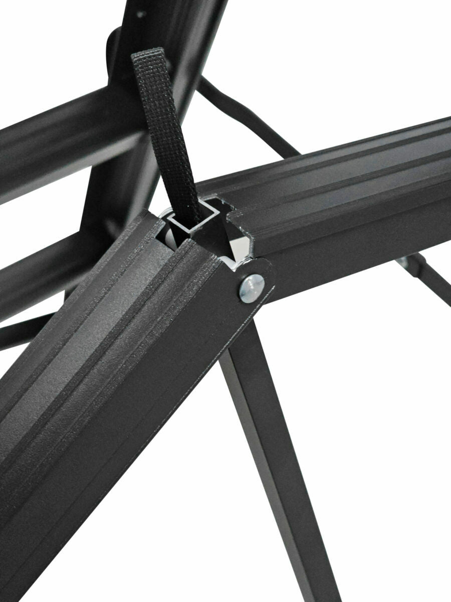 Black Step Aluminium Collapsible Box Ladder With Carry Bag - Various Sizes