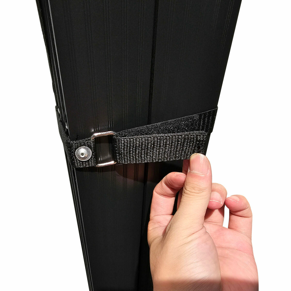 Black Step Aluminium Collapsible Box Ladder With Carry Bag - Various Sizes