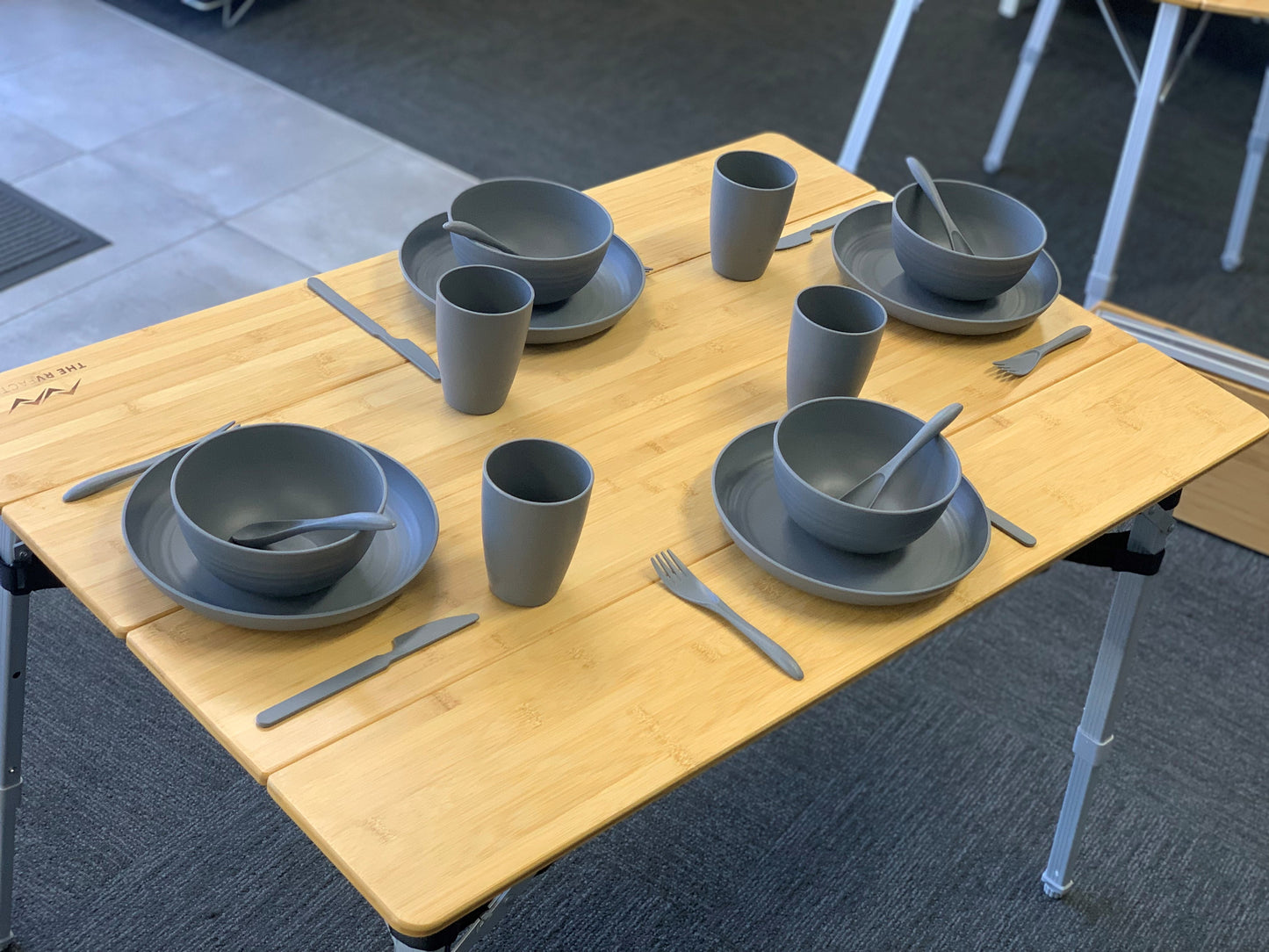 Rectangular Bamboo Table