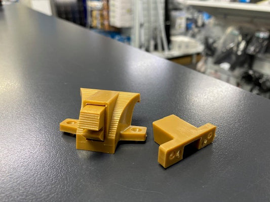 Viscount Millard caravan cupboard doorcatch / latch - LIGHT BROWN