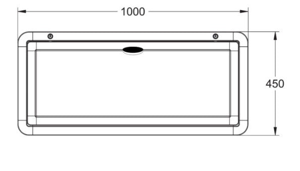 Lifestyle Table 450×1000 White