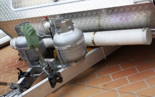 Supex tent pole carrier - 2m X150mm w' brackets