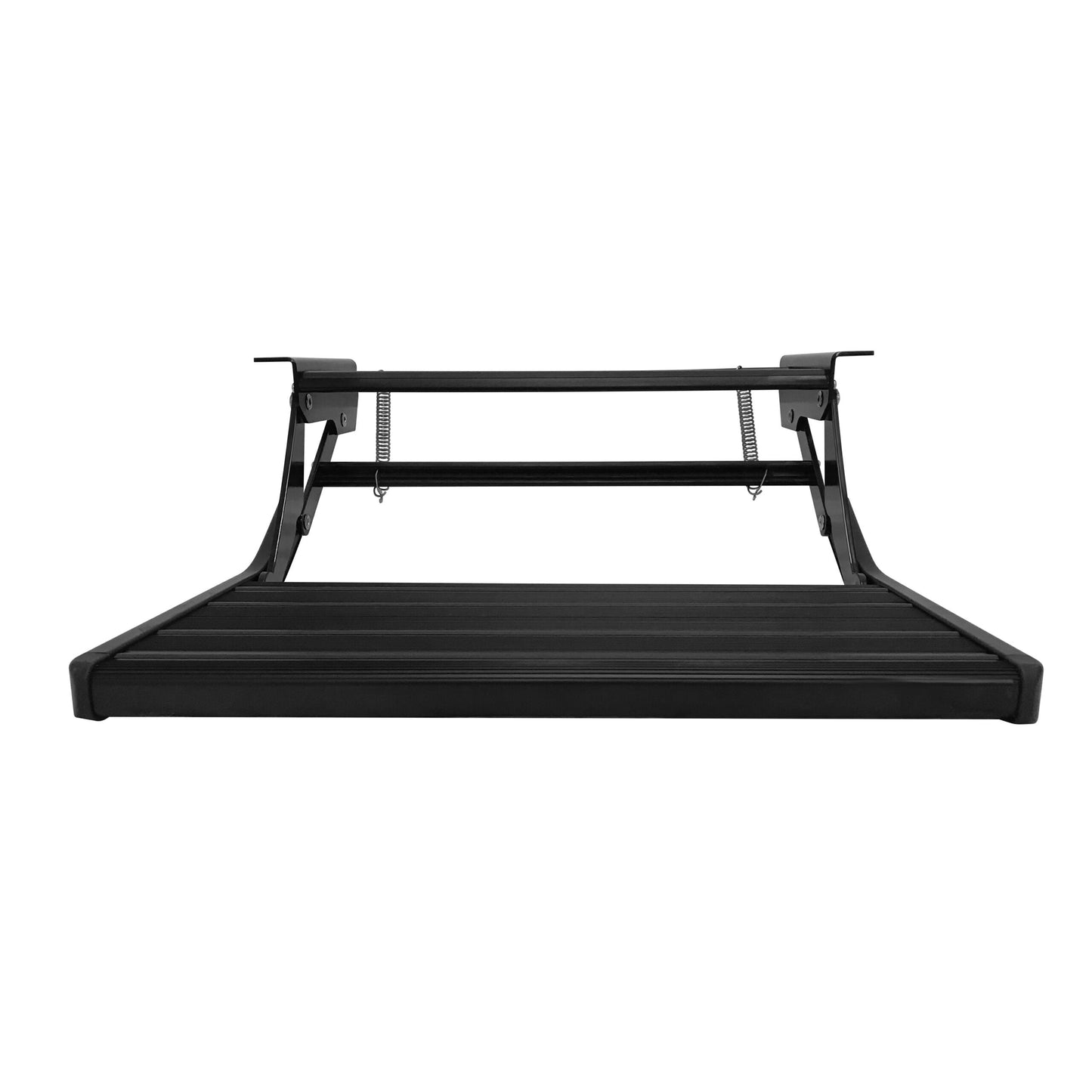 XL Black Single Manual Bolt On Caravan Rv Motor Home Step