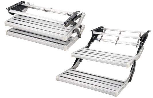 Double Manual Bolt On Caravan Step