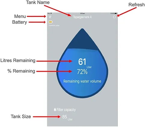 H2F-BT12 Bluetooth Water Tank Gauge
