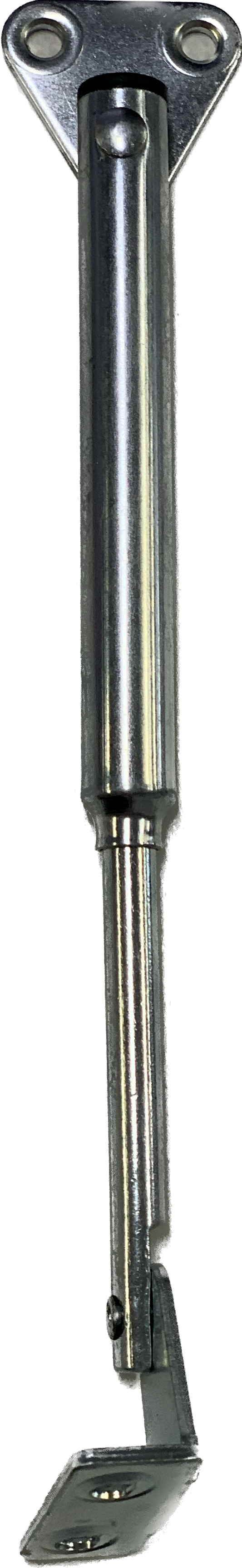 FIRMOTOP CUPPBOARD STAY 130mm - Spring Loaded - Dual Pivot - Silver