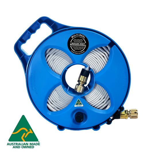 FLAT OUT HOSES - 7.5m Drink Water Hose Compact Multi Reel