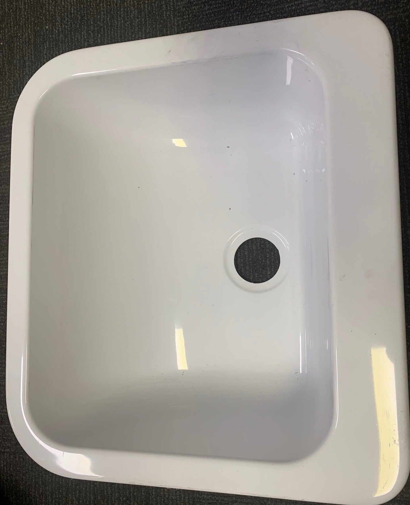 Acrylic White Caravan Sink