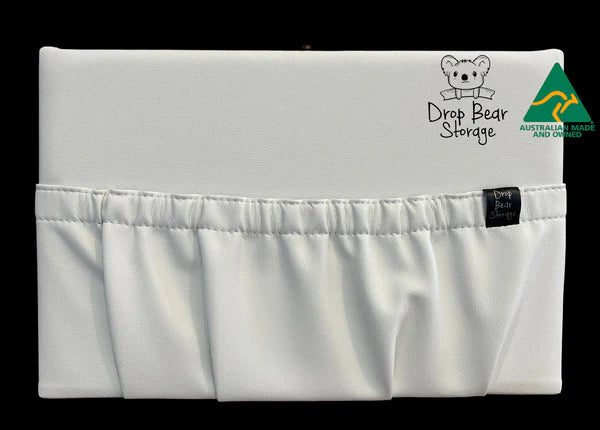 Drop Bear LUXE wide storage pocket in faux leather - Various Colours