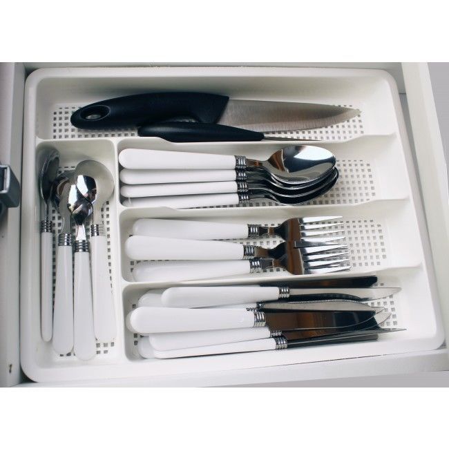 CUTLERY TRAY MEDIUM WHITE