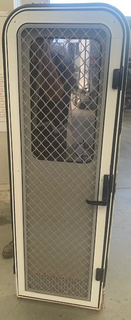 2nd Hand - Camec Odyssey Door - 2 Radius Corners - Right Hand Hinge - White - 1723x572mm