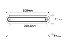 LED Autolamps Stop/Tail & Indicator Lamp 235BBSTI12/2