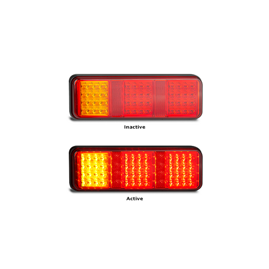 LED Autolamps Stop/Tail & Indicator Lamp with Reflex Reflectors 283ARRM