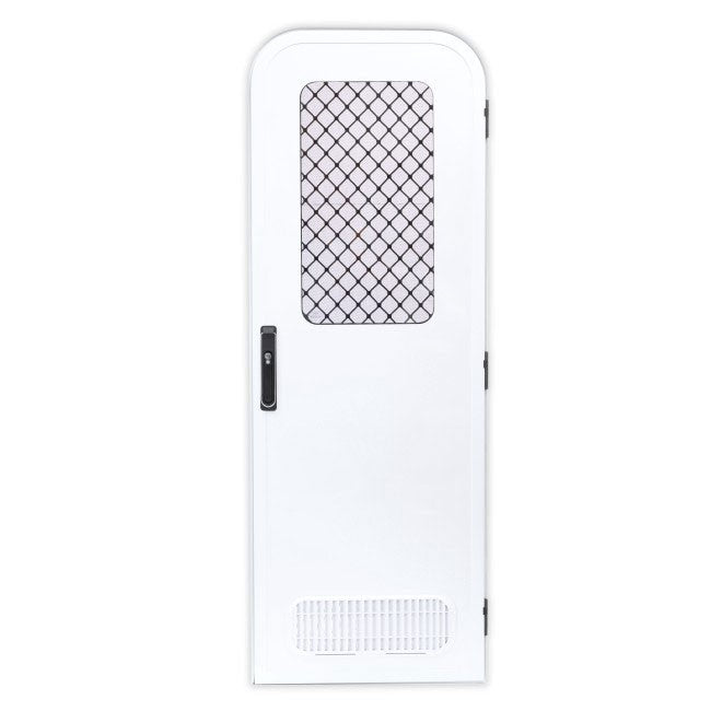 Odyssey Door - 2 Radius Corners - 1750mm x 622mm - Right Hand Hinge - White