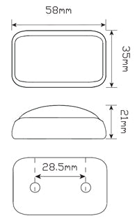 LED Autolamps 58 Series