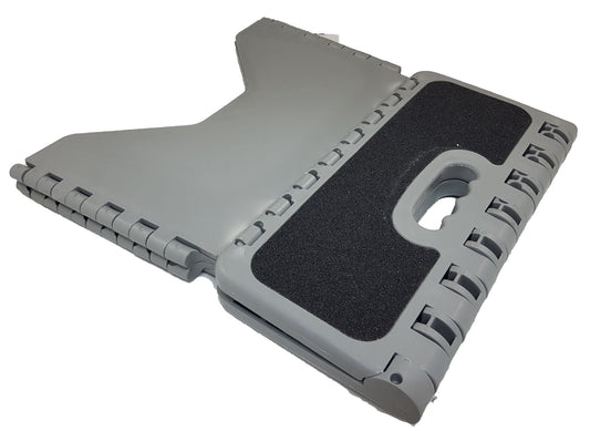 Heavy Duty Grey Folding Stool