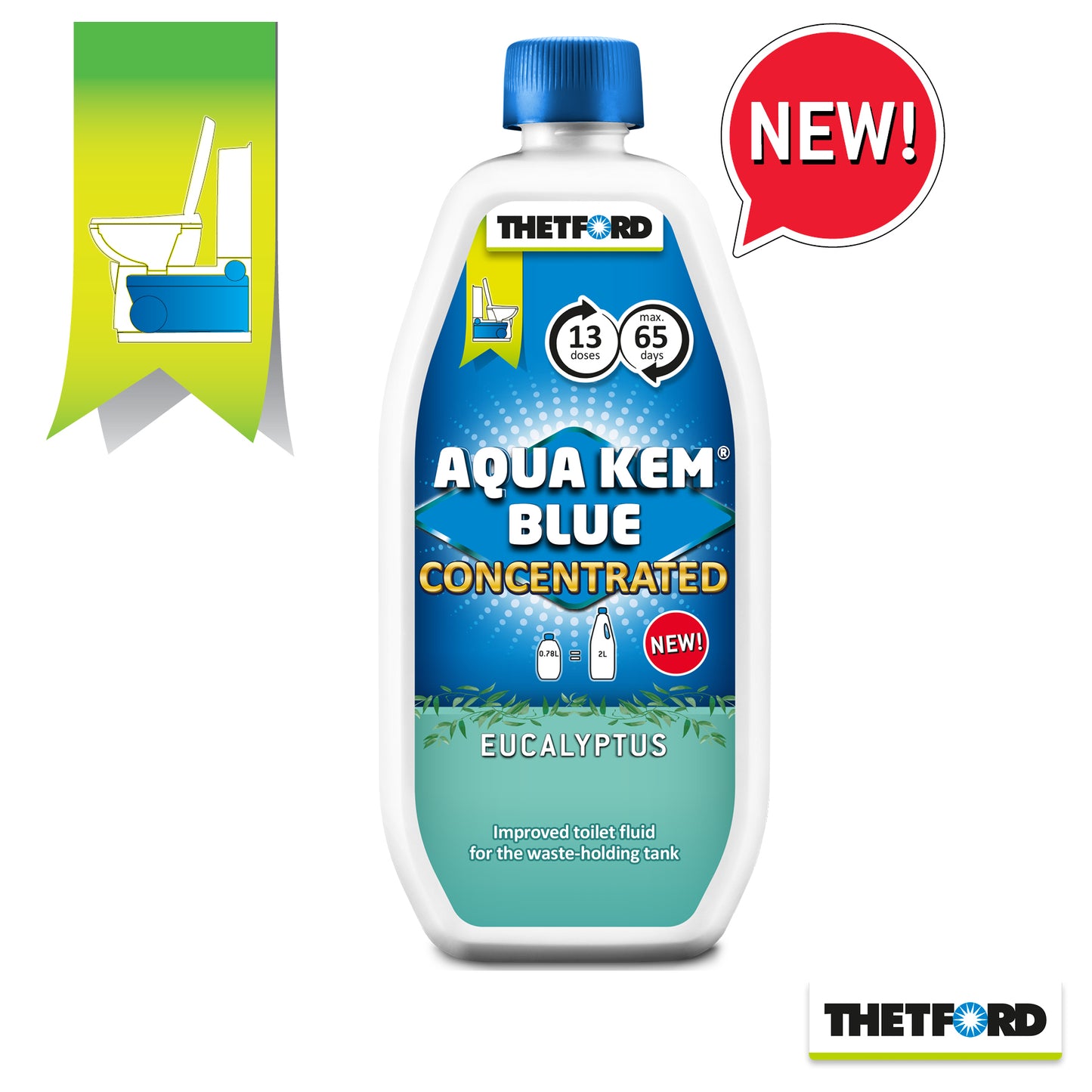 THETFORD AQUA KEM BLUE CONCENTRATED | EUCALYPTUS – 780ml