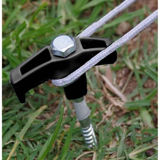 4 x Galv Steel Screw Peg 7.3 x 220mm includes 13mm socket