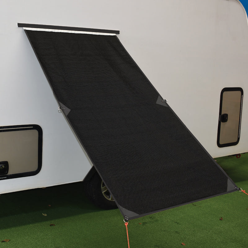 Coast Black Fridge Vent Suncreen w/ Black Sail Track