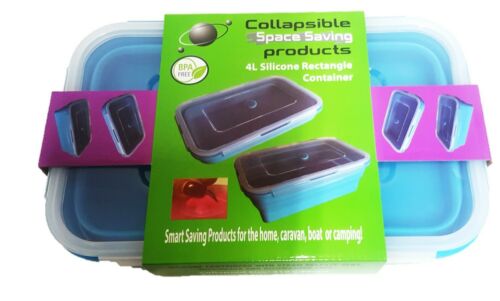 COLLAPSIBLE 4L RECTANGULAR TUB